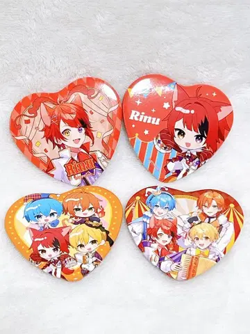 스토푸리 Circus 서커스 할로윈 굿즈 캔뱃지 리이누 전종