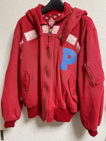 핑크하우스 빈티지 점퍼 블루종