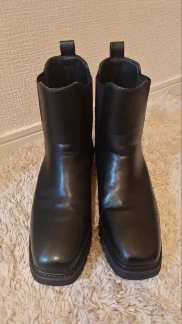 나노 유니버스 블랙 부츠 스퀘어토