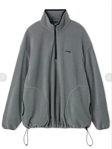 [ 시착만 한 상품 ] emmi eco 플리스 하프 지퍼 풀오버
