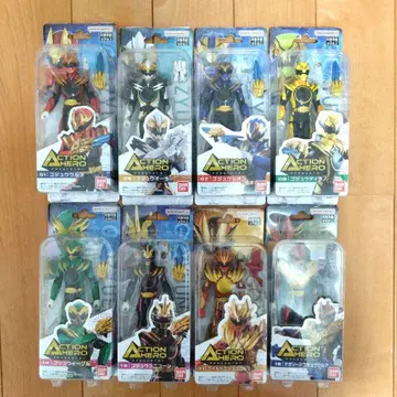 최저가 개봉품 액션 히어로 피규어 고쥬우쟈 8체 세트