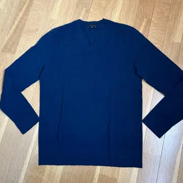 띠어리 니트 네이비