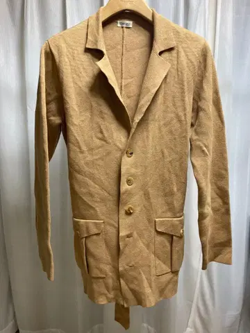 Camoshita 니트 자켓 베이지 카모시타