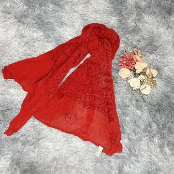 숄 스톨 스카프 대형 올 패턴 에스닉 악센트 컬러 인도산