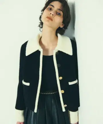 그레이스 콘티넨탈 울 파일 자켓