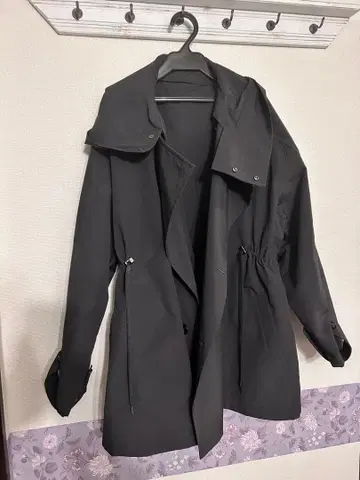 VACHEMENT 트렌치코트 차콜 그레이