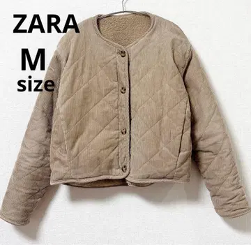 자라 리버서블 노카라 자켓 코듀로이 x 보아