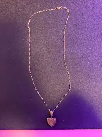 TEN./puff heart necklace silver925 BEAMS