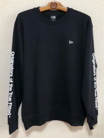 미사용 NEW ERA 신상 로고 맨투맨 사이즈 L 블랙