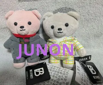 BE:FIRST JUNON 봉제 인형 곰 2체 세트
