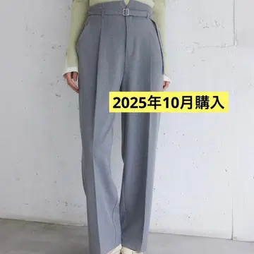 [ 새상품 ] Hot Beauty 벨티드 슬림 스트레이트 팬츠/이지케어