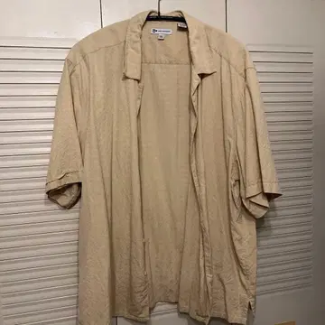 베이지 반팔 셔츠 XXL