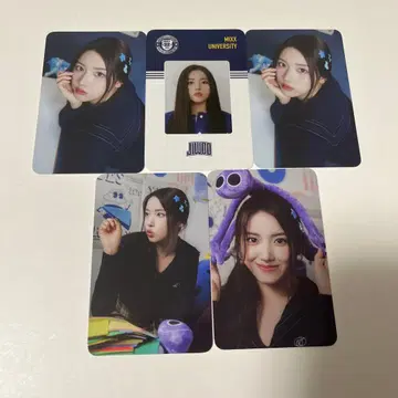 NMIXX 지우 MIXX university 트레이딩 카드 5장 세트