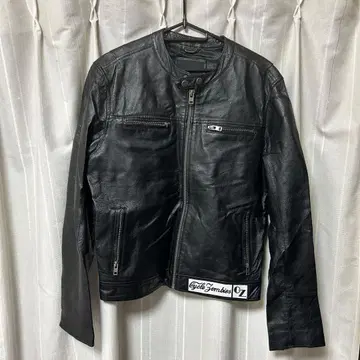 Cycle Zombies 블랙 가죽 자켓