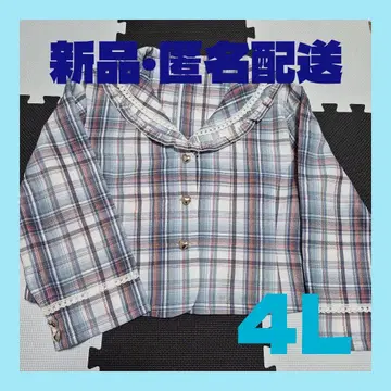 체크 무늬 4L 테일러드 자켓