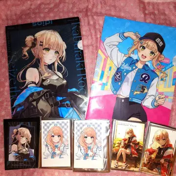 카부라기 로코 니지산지 랜덤 폴라로이드풍 카드 세트 특전 파일 Idios