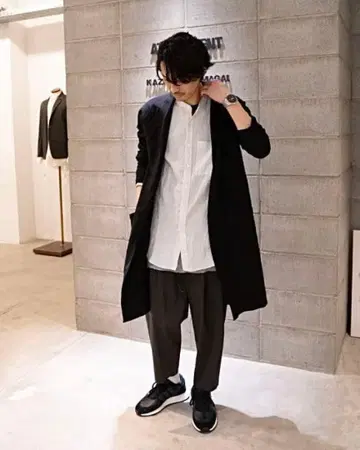 KAZUYUKI KUMAGAI 브로드 밴드 카라 셔츠