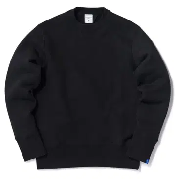 루프 휠러 LW01 통짜 편직 크루 맨투맨 블랙