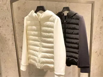 엠프리미어 블랙 백 페플럼 다운 자켓 36