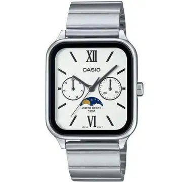 거의 미사용/새상품급 CASIO MTP-M305D-7A2 스퀘어형 쿼츠