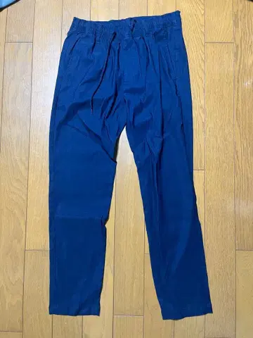 네이비 이지 팬츠 허리밴딩