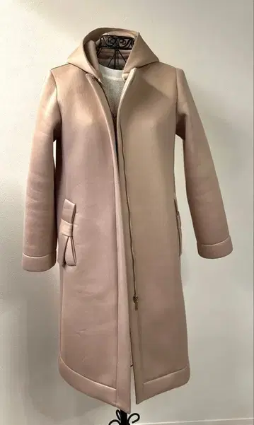 스트로베리 필드 유니버셜 뮤즈 2way 후드 부착 롱 코트