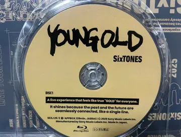 SixTONES YOUNG GOLD DISC 1만