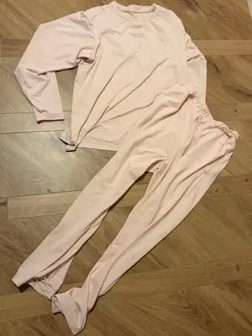 TENTIAL BAKUNE MESH 긴팔 사이즈 M 상하의 세트 핑크