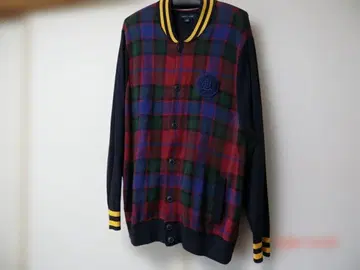 TOMMY HILFIGER 체크 무늬 점퍼 XL