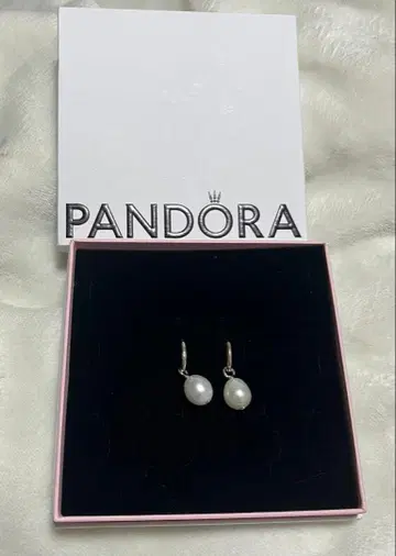 판도라 펄 드롭형 귀걸이