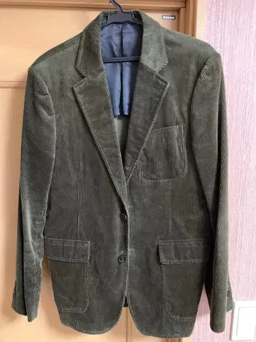 새상품급 투모로우랜드 테일러드 자켓 코듀로이 다크 브라운 XL