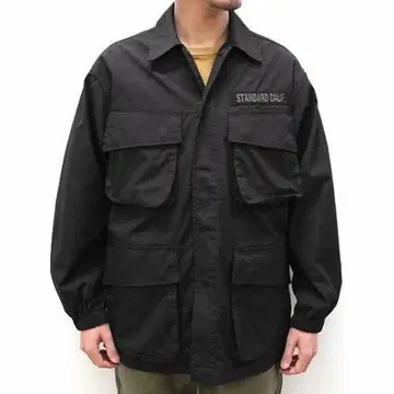 새상품급 스탠다드 캘리포니아 퍼티그 티 셔츠 자켓 L 블랙