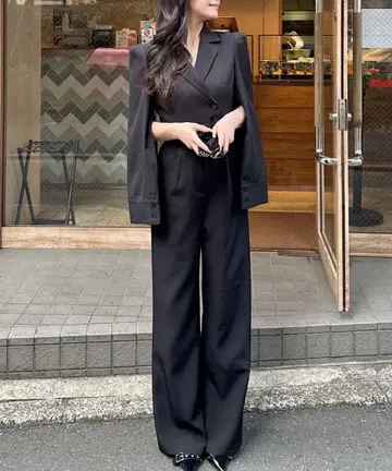 로얄 파티 벨트 포함 케이프 스타일 올인원 SHORT