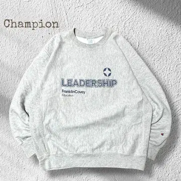 Champion 리버스 위브 칼리지 프린트 XL 구제 의류