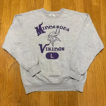 NFL 미네소타 바이킹스 맨투맨 트레이닝복 L