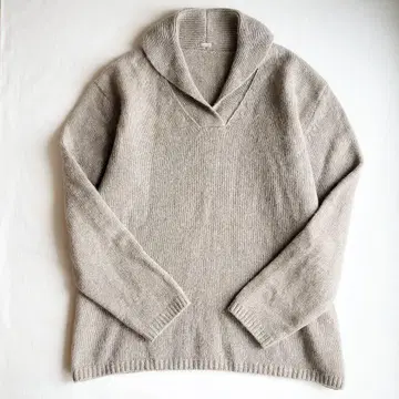 마가렛호웰 캐시미어 실크 혼방 숄카라 니트