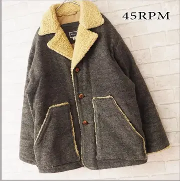 [ 45rpm/45 알피엠 ] 보아 옷깃/플리스/자켓/코트