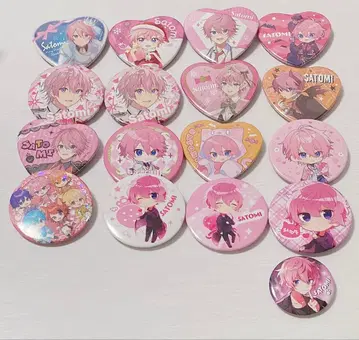 스토푸리 사토미군 역대 캔뱃지 묶음 판매