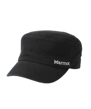 Marmott 캡 워시 캔버스 워크캡 블랙