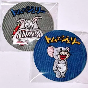 톰과 제리 퍼니 레트로 자수 캔뱃지 스파이크 니블스 태피