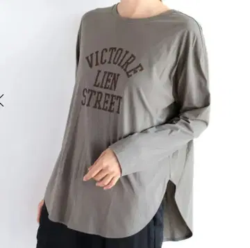 컨디션 최상 스콧 클럽 soeur7 스 긴팔 T셔츠 그레이지 로고 T