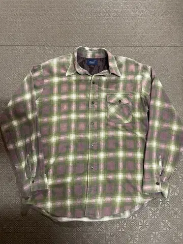 80s SEARS ombre printed flannel shirts