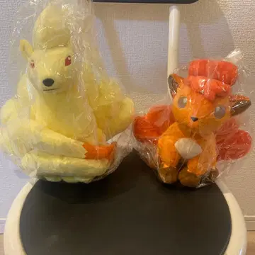 포켓몬 센터 한정판 OA 로콘&큐콘 봉제 인형 세트