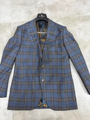 ETRO 체크 무늬 50 사이즈