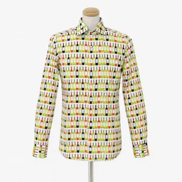 새상품 코통두 COTONDOUX 사이즈 38 와인 보틀 올 패턴