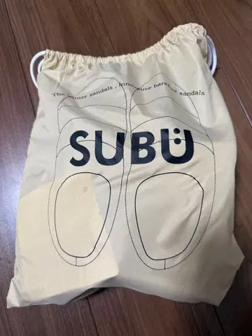 SUBU 퀼팅 샌들 수납 봉투 포함
