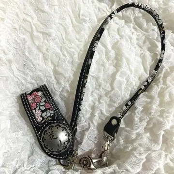 미사용품 데그너 DEGNER 화산 KAZAN 지갑 로프 경벚꽃