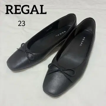 REGAL 블랙 플랫슈즈 발레슈즈 블랙 블랙 23