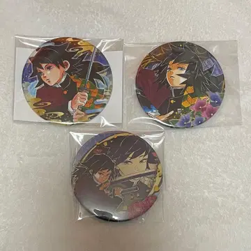 귀멸의 칼날 원작 원화전 컬렉션 캔뱃지 토미오카 기유