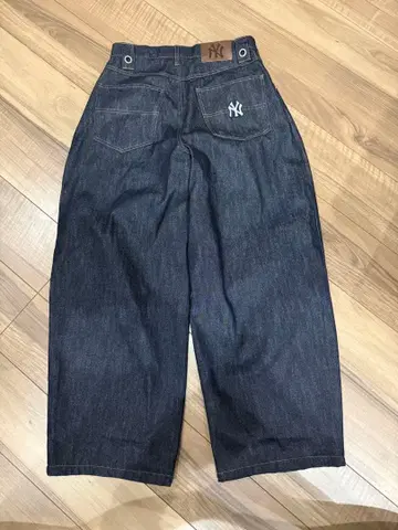 Perushu x MLB 콜라보 리지드 데님 자켓, 팬츠